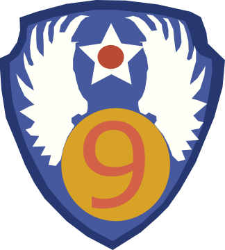 US 9th Air Force patch