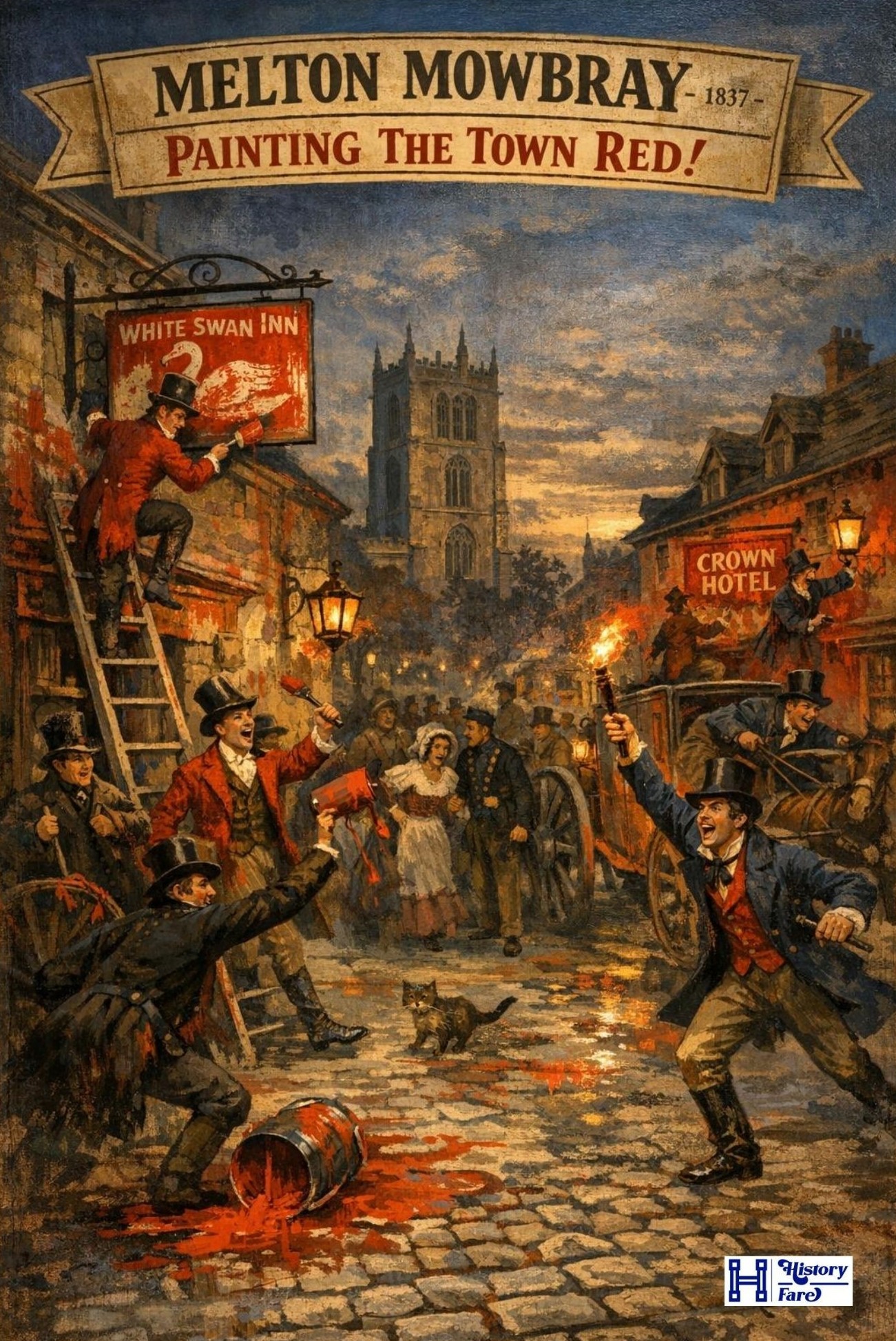 Painting the Town Red Walking Tour